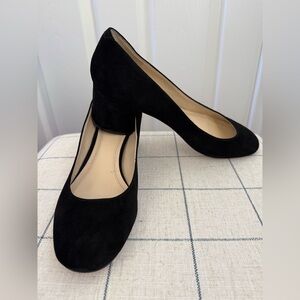 Marc Fisher Black Suede Heels